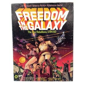 SPI Freedom in the Galaxy Board Game 1979 Vintage Sci-Fi Strategy Game Rare HTF
